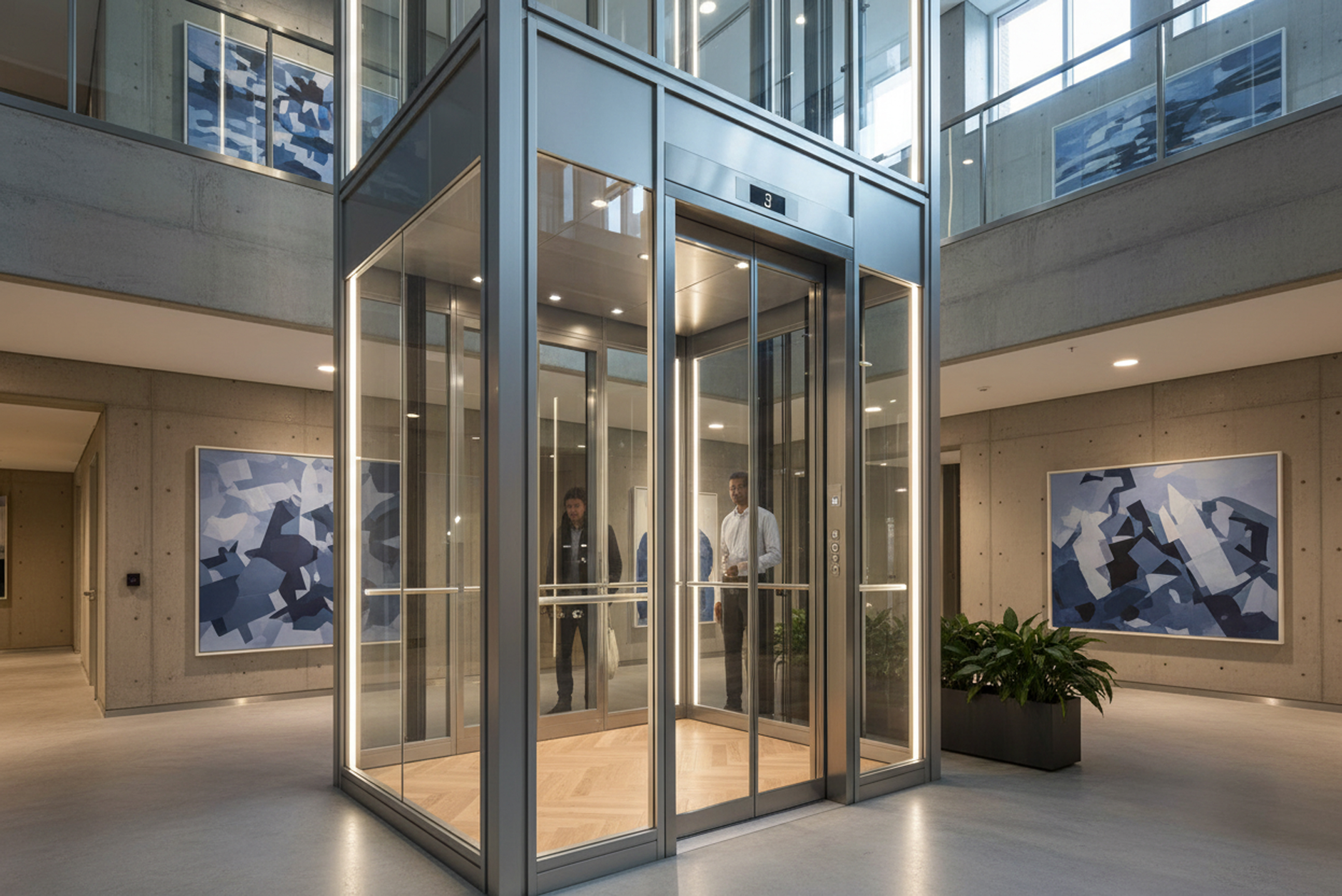 Uşak özel tasarım asansör projesi